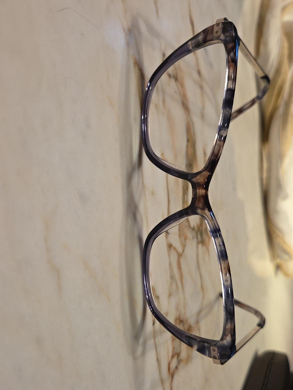 BCBGeneration Gray Tortoiseshell Cat-Eye Glasses